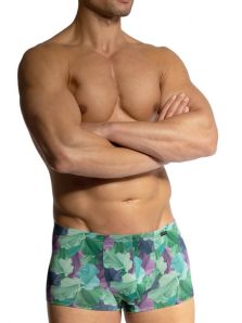 Boxer Minipants Olaf Benz en microfibra estampado vegetal