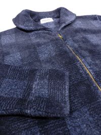 Parka Polar juvenil Massana a cuadros marino