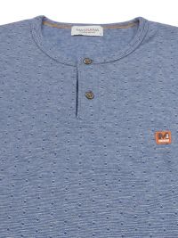 Pijama Massana con topitos en azul y tapeta