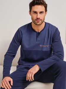 Pijama Massana en algodón Afelpado con tapeta