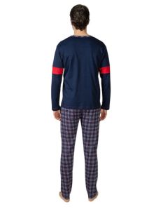 Sorprende con confort: pijama de algodón Massana hombre.