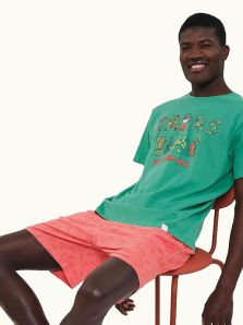 Nuevos colores para un pijama de verano Muydemi estampado con "tapa"