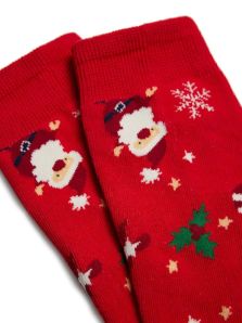 Regalo informal para Navidades - Boxer y calcetines en rojo