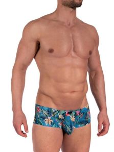Boxer Minipants Olaf Benz en microfibra estampado vegetal