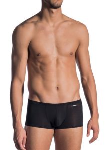 Boxer Minipants Olaf Benz en microfibra en negro