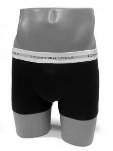 Boxer algodon elastizado Tommy Hilfiger en negro