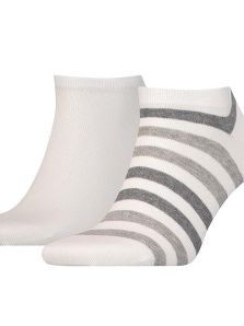 Pack de Calcetines DUO STRIPE SNEAKER en blanco