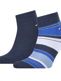 Pack de Calcetines Bajos Tommy a rayas en azul marino