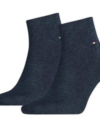 Pack de 2 pares de calcetines tobilleros de Tommy Hilfiger en azul jeans