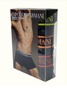 Pack Boxers Emporio Armani organic cotton en azul marino