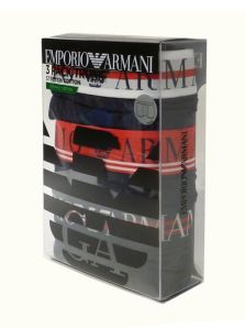 Pack Boxers Emporio Armani organic cotton en azul marino