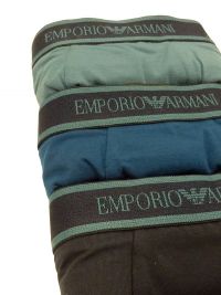 Pack Boxers Emporio Armani en tonos azules