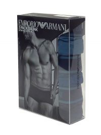 Pack Boxers Emporio Armani en tonos azules