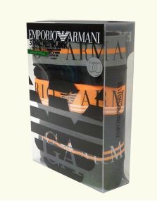 Pack Boxers Emporio Armani organic cotton en negro