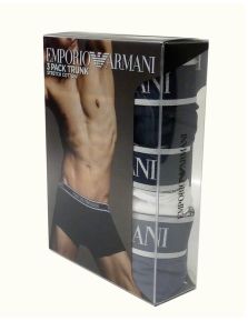 Pack Boxers Emporio Armani organic cotton tricolor