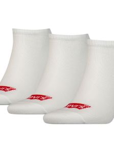 Pack de 3 Calcetines Levi´s Snickers (bajo tobillo) en blanco