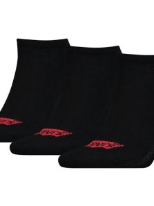 Pack de 3 Calcetines Levi´s Snickers (bajo tobillo) en negro