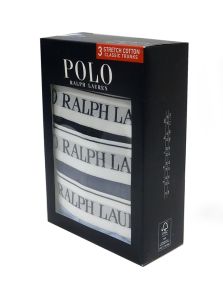 Pack Polo Ralph Lauren 3 Boxers tonos de azul