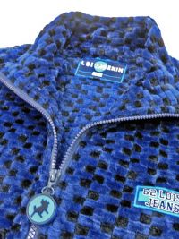 Parka Polar Lois Coralina azul y negro