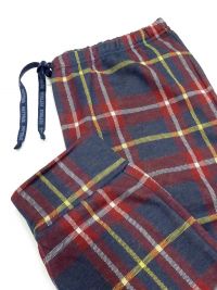 Pijama Pettrus Man en algodón afelpado estampado con puños