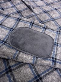 Pijama Pettrus Man Térmico Polar Gris a cuadros