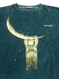 Pijama Pettrus Man Terciopelo Astronauta con puños