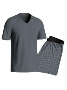 3XL - 4XL - Pijama Impetus corto de Lyocell en gris medio 