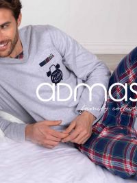 Pijama Admas juvenil afelpado con pantalón de cuadros