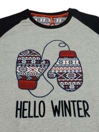 Pijama Admas Hello Winter con puños