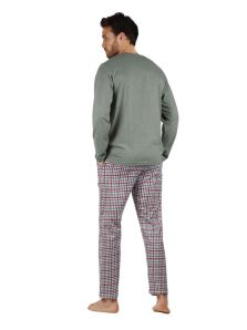Pijama combinado ADMAS en color verde para invierno