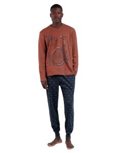 Pijama Antonio Miró en algodón mod. Bicicleta 