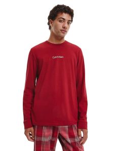 Pijama C.K. en algodón elastizado y color rojo