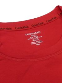 Pijama Calvin Klein juvenil rojo y negro con puños