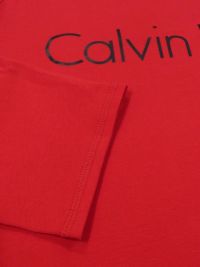 Pijama Calvin Klein juvenil rojo y negro con puños