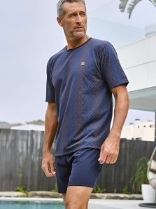 Pijama Massana de verano en marino vigoré