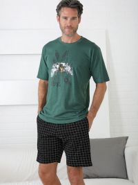 Pijama Massana de verano con cuello redondo mod. Kayak