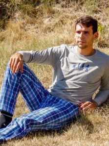 Pijama Giulio algodón combinado mod. Crail homewear