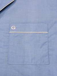 Pijama hombre Giulio en tela azul