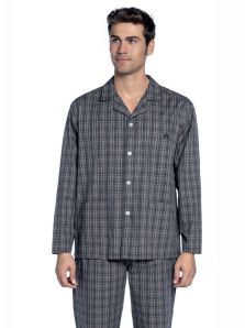 Pijama de manga larga Guasch en tela para hombre