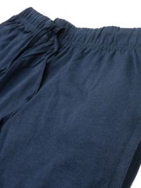 T.E. - Pijama Guasch de Algodón con topitos en azul marino