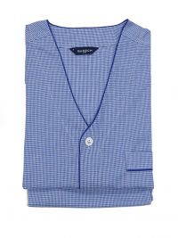Pijama Guasch de Verano en Tela azul marino y blanco