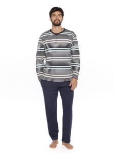 Pijama Guasch de algodón a rayas para hombre, la compra inteligente.