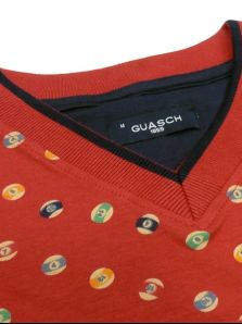 Pijama Guasch de color rojo de Algodón estampado con bolas de billar