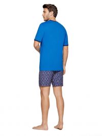 Pijama Impetus con Modal y Algodón en azul