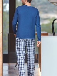 Jan Men los pijamas para hombre de Janira en color azul