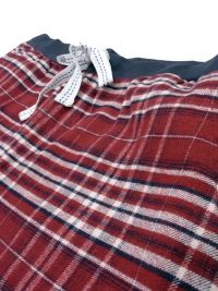 Pijama MuyDeMI en algodón y pantalón de villela con puños