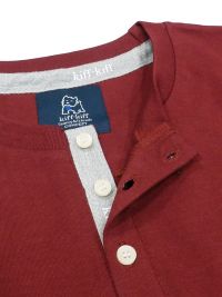 Pijama Kiff-kiff combinado burdeos y pantalón de villela