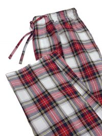 Pijama Kiff-kiff combinado burdeos y pantalón de villela