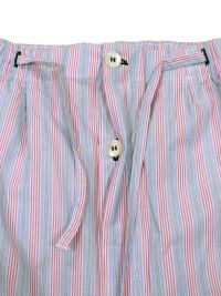 Pijama Kiff-kiff en tela a rayas rosa y gris