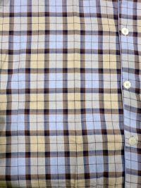 Pijama Kiff-kiff en tela a cuadritos azules y beige